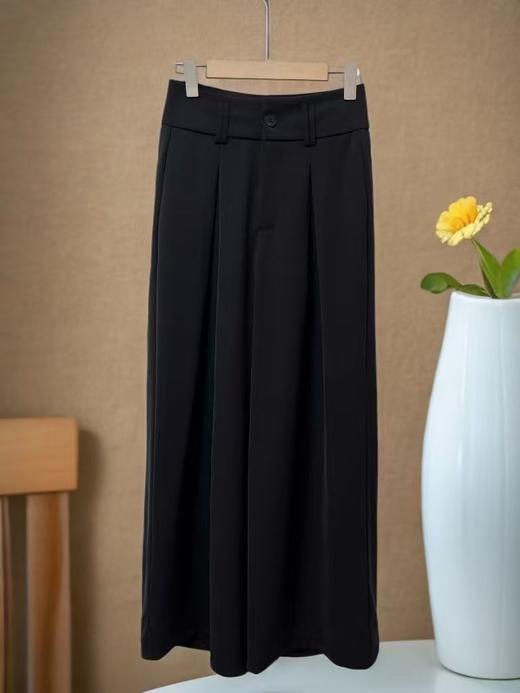 【MYBL】7910高腰超垂感高级感大裤腿西装裤-喜出 商品图2