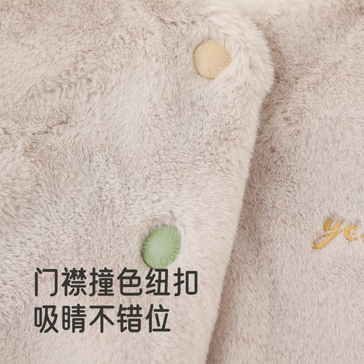 【商场同款】英氏宝宝春秋冬季加绒马甲婴儿外穿背心男童女童马夹 商品图2