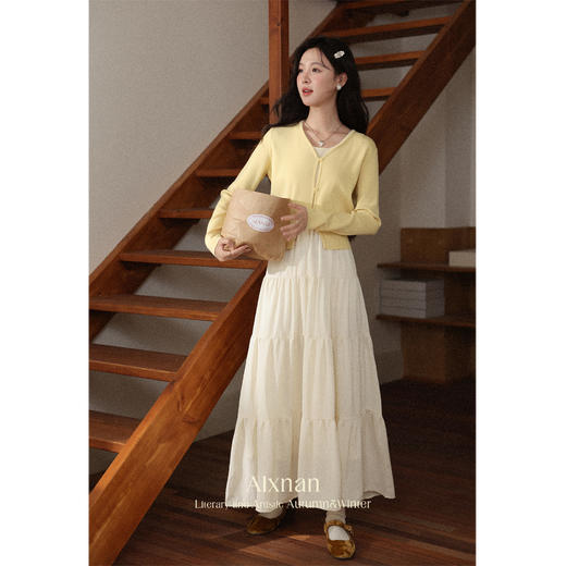 鹿向南「杏叶秋起」初秋好看内搭背心 商品图1