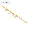 GAONAS  腰缠万贯 国风葫芦金色手链10652SGO 商品缩略图1