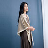 【绵羊毛】三彩2025新款优雅外搭针织披肩撞色简约慵懒高级时尚 商品缩略图4