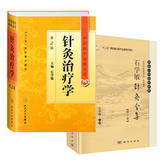全2册 针灸治疗学(第2版)中医药学高级丛书+石学敏针灸全集（第2版）医药卫生教材中医古籍书籍大全入门人民卫生出版社搭伤寒论 商品图1