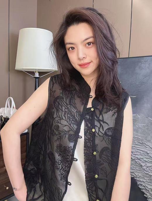 【MYBL】（手绘海底世界）8866中国精品刺绣设计感盘扣马甲-喜出 商品图5