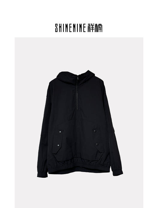 E513561161简单带帽梭织卫衣 商品图0