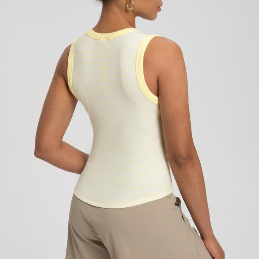 跃牌【倚窗听雨】Athena 兰精莫代尔瑜伽背心女裸感美背运动健身瑜伽服上衣DA115 商品图1