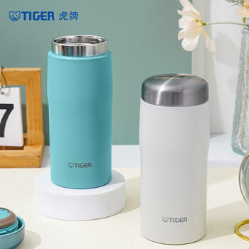 虎牌（TIGER）保温杯商务办公简约风男女水杯MJF-A036-WFT月亮白360ML /厨具 /水具 /保温杯 商品图1