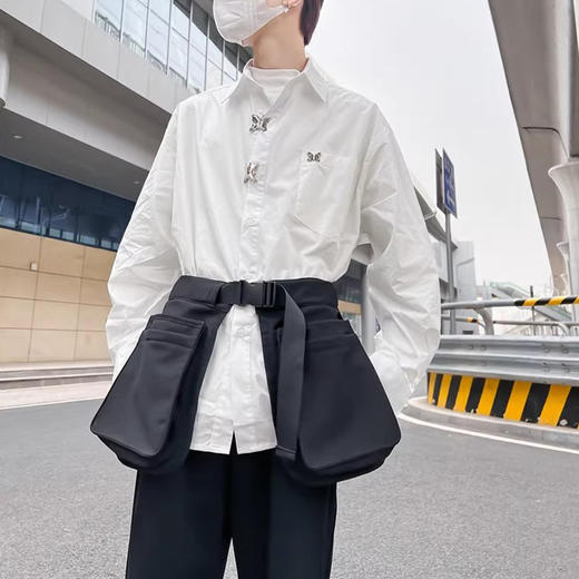 裁缝学苑AS545工装多口袋实用腰包纸样女装男款围裙包工具包样板 商品图3