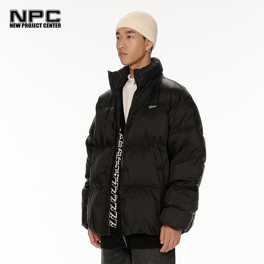 NPC潮牌男装李晨nic同款绣花拉链白鹅绒立领羽绒服情侣NP27DJ21 商品图2