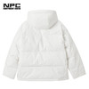 NPC潮牌男装logo贴布绣花大斜插袋连帽冬季情侣羽绒服NP29DJ10 商品缩略图4