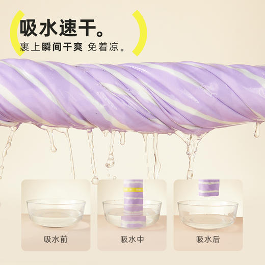 hugz儿童浴巾男女童吸水速干便携泳巾洗澡运动健身毛巾游泳沙滩巾 商品图2