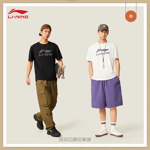 【M/L/XL断码】李宁男子冰感舒适吸湿排汗短袖文化衫AHSV495【库存有限，如无货将做退款，介意慎拍！】 商品图2