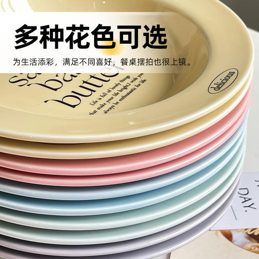 多彩时尚加深陶瓷餐盘 商品图5