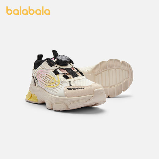 巴拉巴拉童鞋女童运动鞋秋季鞋子透气网面跑步鞋复古旋转扣老爹鞋 商品图1