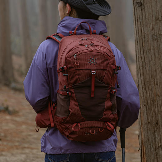 杉木山装龙卷风悬浮背负户外登山包30升（男女款）（TBZG） 商品图0