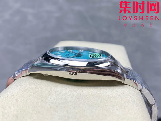 劳力士EWE蚝式恒动型41mm系列 3230机 蒂芙尼蓝 板带 男士腕表 商品图5