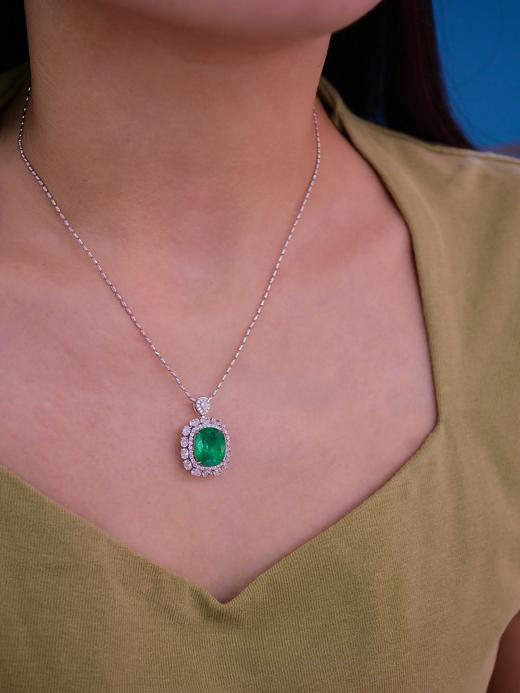 5.75ct刻面祖母绿戒指 商品图5