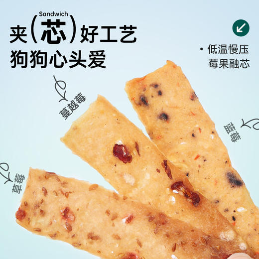 耐威克狗零食｜鸡鸭肉干鲜肉莓果夹心｜奖励零食 商品图2