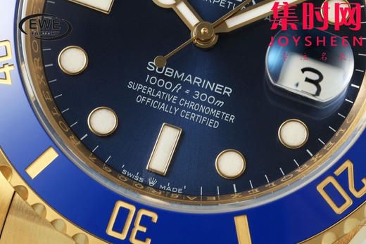 劳力士EWE新款潜航者型41系列 全金蓝水鬼41mm 3235机 男士腕表 商品图4