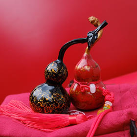 大漆葫芦 红金 黑金