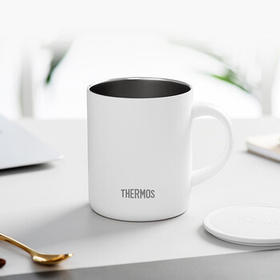 膳魔师（THERMOS）保温杯340ml男女士儿童马克咖啡杯生日年会新年礼物JDG-351白色 /厨具 /水具 /保温杯
