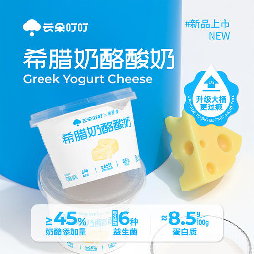 云朵叮叮奶酪酸奶500g*1桶（厂家直发） 商品图4