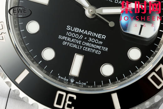 劳力士EWE新款潜航者型41系列 黑水鬼41mm 3235机 男士腕表 商品图4