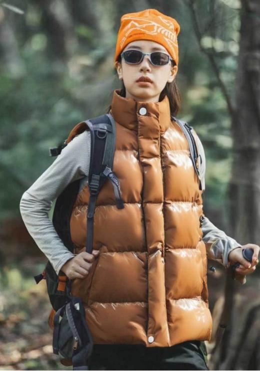 🌸原团99‼️亏本清啦⚠️户火爆全网✔穿搭“好物”！🌈【男女款户外山系风亮面马甲E54-M66款】🍂出门被夸800遍的时尚单品❗️  商品图5