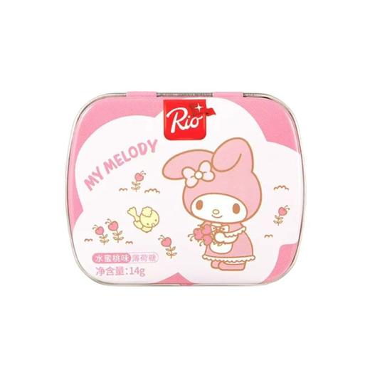 Rio（水蜜桃味）薄荷糖 凯蒂猫翻盖盒14g 商品图1