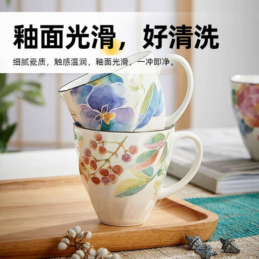 日本制造月份花语陶瓷杯 商品图2