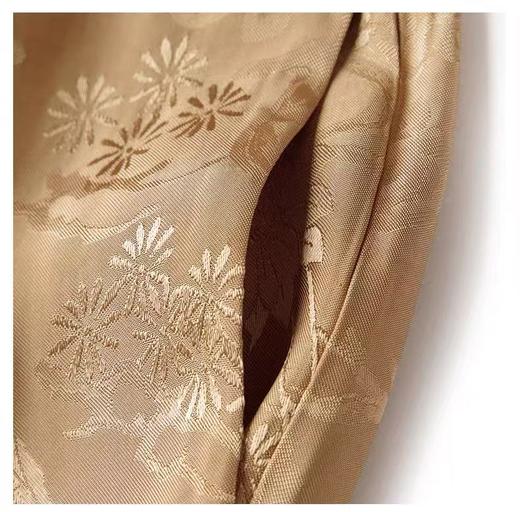 【MYBL】7910新中式提花光泽顺滑垂感休闲裤-喜出 商品图6