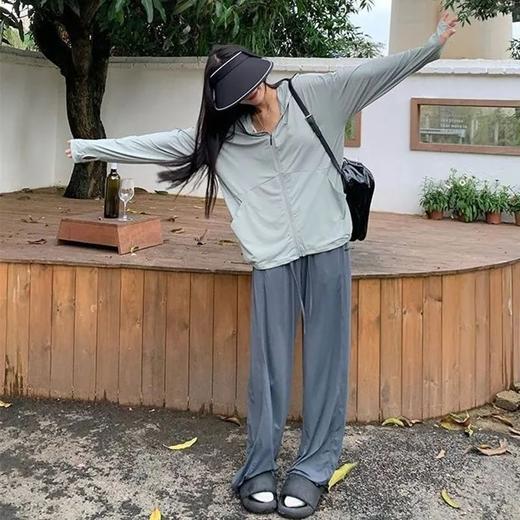 冰丝防晒衣女外穿2025紫外线新款夏季连帽长袖透气薄款外套宽松 商品图6