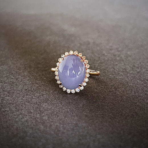 CLASSIC系列 18K镶钻石和翡翠 戒指 商品图1