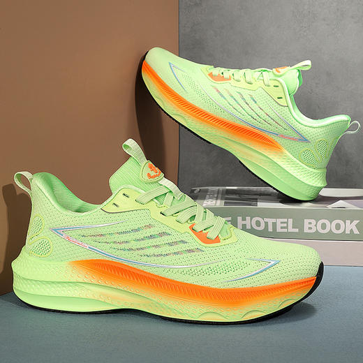 WFK幻影熊趣跑者缓震中底男女款休闲运动跑鞋H1827 商品图10