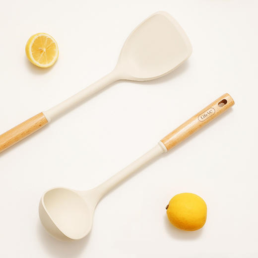 静厨系列榉木硅胶锅铲 商品图1