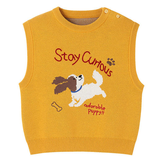 【实体店同款】男童针织背心秋季新款安奈儿童装XB532114 商品图5