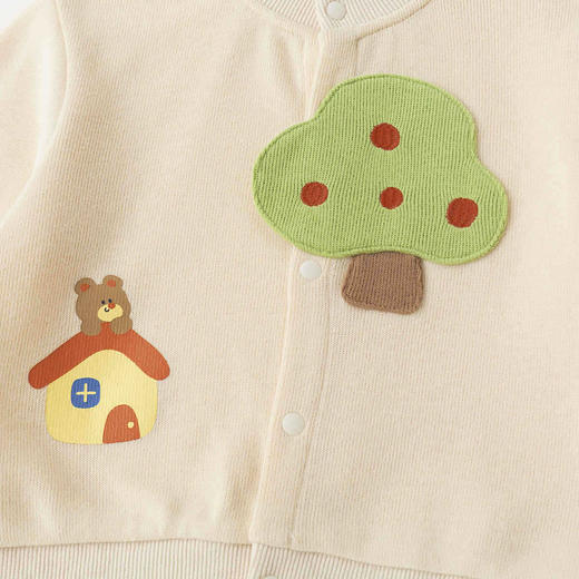 【萌趣套装，可爱一套搞定！】儿童套装秋季新款 女童开衫裤子两件套 男童秋装宝宝童装-QA 商品图2