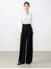 【MYBL】7910高腰超垂感高级感大裤腿西装裤-喜出 商品缩略图0
