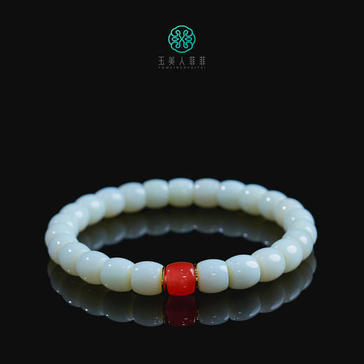 和田玉直切手串约8*7mm 商品图0