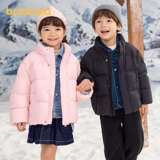 巴拉巴拉儿童羽绒服宝宝男童女童童装温暖短款户外防风防泼水冬季 商品图0
