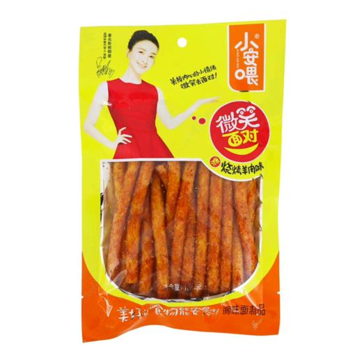 【亚欧超市】小安喂烧烤羊肉味辣条 130g/袋 商品图0