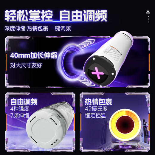 杰士邦朋克宇宙电动伸缩飞机杯（JPKSFJB） 商品图2