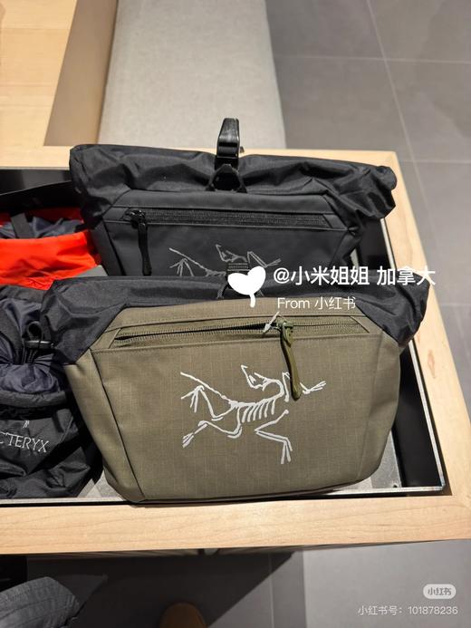 鸟 送肩带ARC Granville 10L多功能斜挎镁粉袋洗漱包手拿包 Z-15538 商品图10