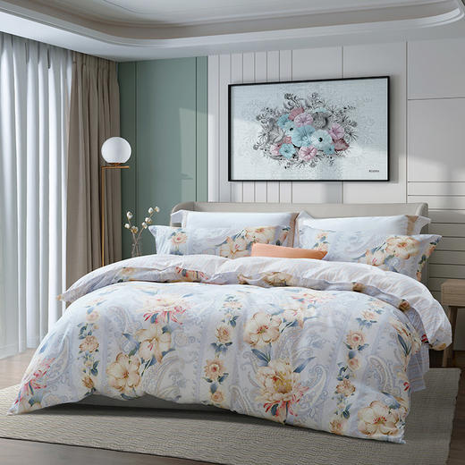 富安娜纯棉四件套-晨曦若梦 商品图8