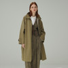 谜底大廓形长风衣女2025秋新品通勤时尚质感挺阔H型翻领253ME1051 商品缩略图1