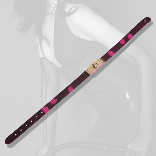 魅灵温变 凯丽温变项圈（黑变玫红）（有礼盒带牵引） 商品图4