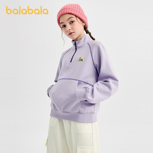 巴拉巴拉童装儿童卫衣女童2025秋季新款t恤吸湿排汗 商品图2