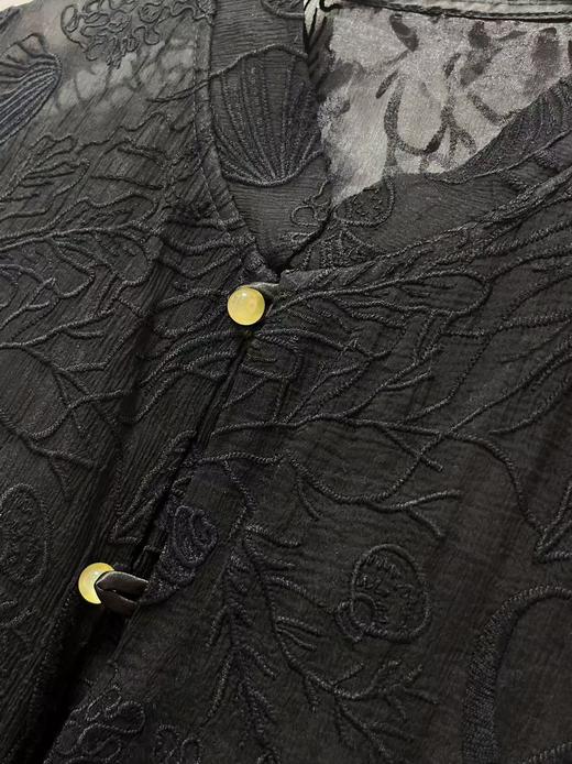 【MYBL】（手绘海底世界）8866中国精品刺绣设计感盘扣马甲-喜出 商品图7