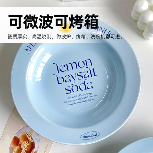 多彩时尚加深陶瓷餐盘 商品图3