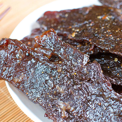 潮汕全手工原切猪/牛肉脯 | 鲜肉现做 每日凌晨4点屠宰场精选鲜肉出品 真手工真原切 约2MM厚切片扎扎实实 商品图2