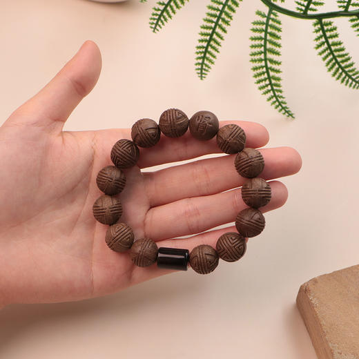 肾：负氧离子寿字珠14mm 商品图3